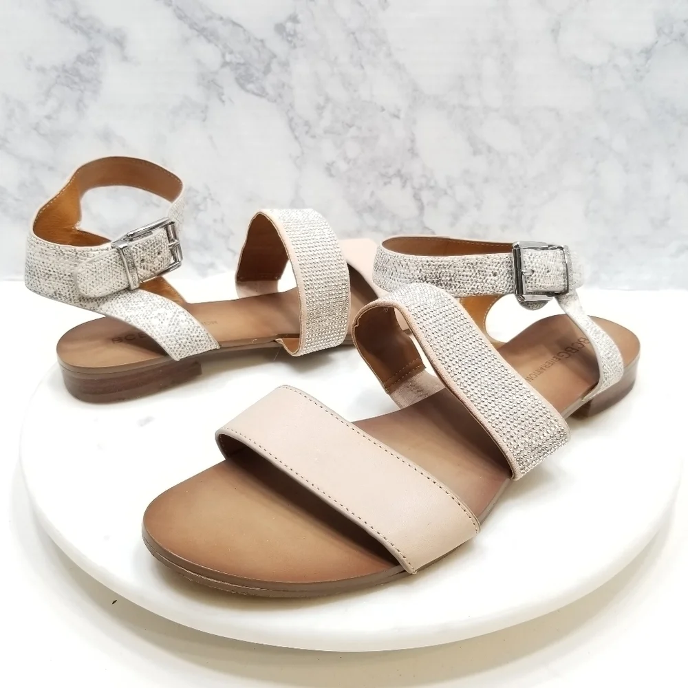BCBGeneration 7 Whims Rhinestone Strappy Sandals‎